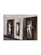 Triptych Forged Dancers Canvas Wood