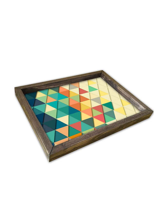 Aberto Design Ξύλινος Δίσκος Σερβιρίσματος 30x40cm