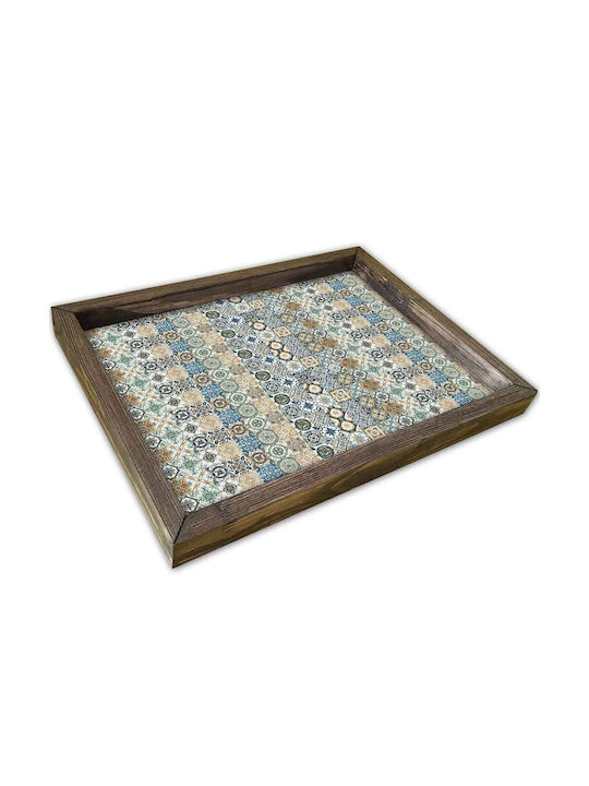 Aberto Design Ξύλινος Δίσκος Σερβιρίσματος 30x40cm