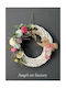 Decorative Wreath "White Pastel Flowers"