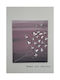 Schmetterling Silber Leinwand