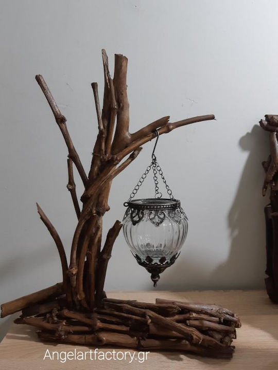 Decorative Candle Holder "Driftwood"