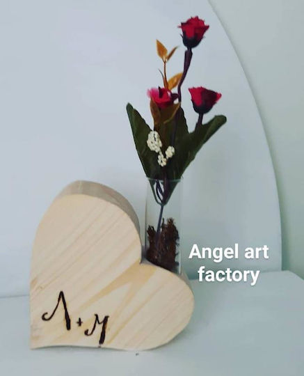 Holzherz Reagenzglas