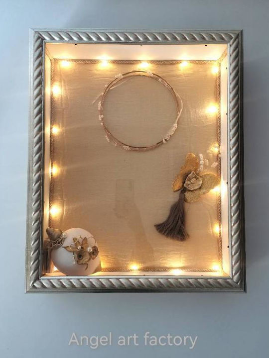 Cutie Vintage Verticală pentru Coroane de Nuntă Suspendate