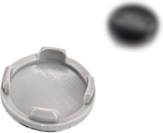 Zero-Wheel Wheel Center Cap Ford with 54mm Internal Diameter Black 1pc