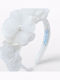 Abel & Lula White Kids Headband with Flower