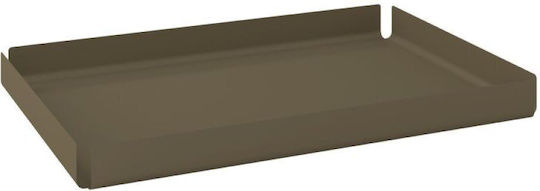 Διακοσμητικός Δίσκος Ortho Matt Light Bronze Pam & Co W30 X D20 X H3 Cm 33020-963