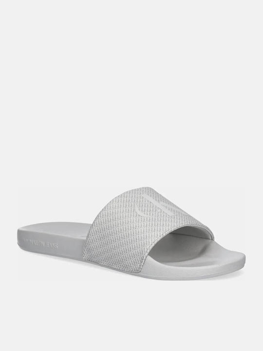 Calvin Klein Herren Slides Gray