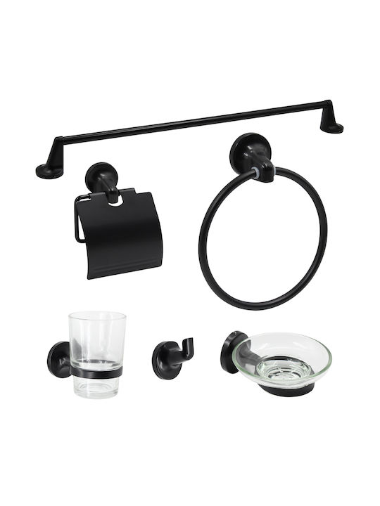 Keskor Set Accesorii Baie Metalic 6buc
