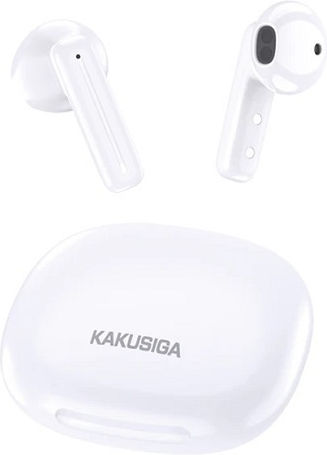 Kakusiga KSC-1104 In-ear Bluetooth Handsfree Ακουστικά με Θήκη Φόρτισης Λευκά