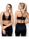 Frauen Sport-BHs Sport-BH Black mit Polsterung
