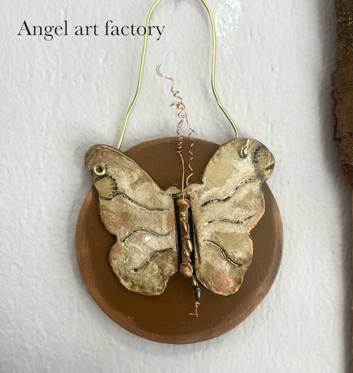 Wooden Wall Decor "Ceramic Butterfly"