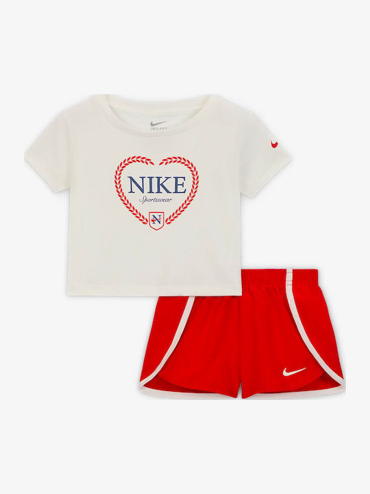 Nike Kids' Set with Shorts Dri-Fit Summer 2pcs Multicolour Game Swoosh  Match 16M835-U10