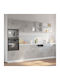 Spülbeckenschrank Grey Concrete 305x46x141.5cm