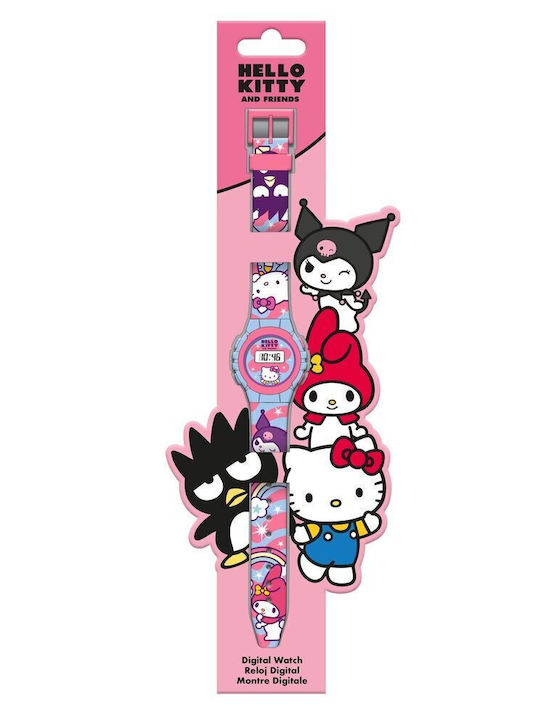 Kids Licensing Kinder-Digitaluhr mit Kautschuk/Plastikarmband Rosa