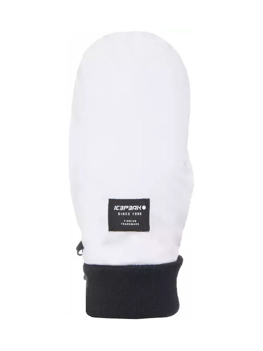 Icepeak Mittens Γυναικεία Γάντια Σκι & Snowboard Λευκά