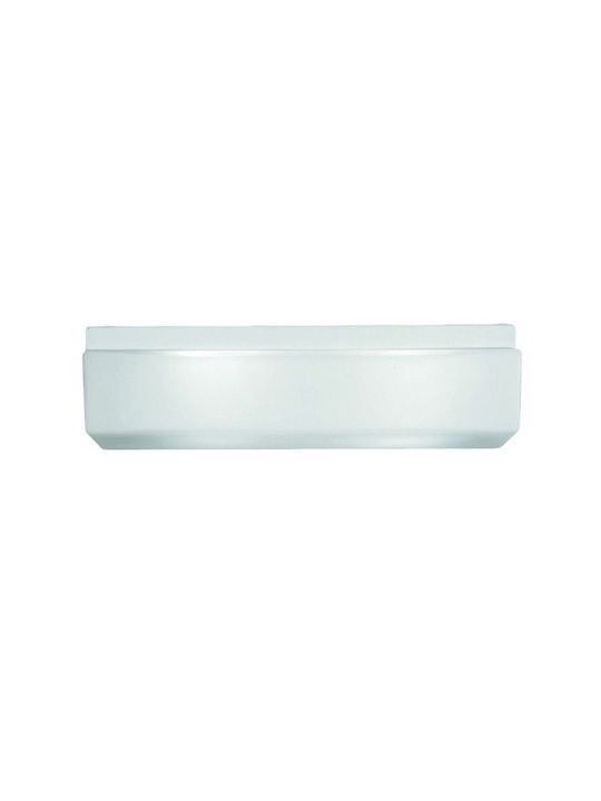 Zafferano Plafonieră de Tavan Albă cu LED Integrat