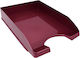 Tavă pentru documente Metron Office Plastic Metal Bordeaux 745.094022