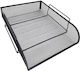 Metron Metal Office Tray 26.8x33.5x8.3cm Black