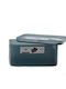 General Trade Storage Basket with Lid Blue 22.5x15.5x12cm 1pcs
