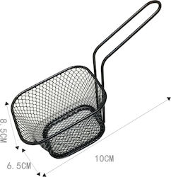 Tpster Deep Fry Basket Serving Basket Metallic with Dimensions 10x8.5x6.5cm 1pcs Tpster Deep Fry Basket Serving Basket Metallic with Dimensions 10x8.5x6.5cm 1pcs