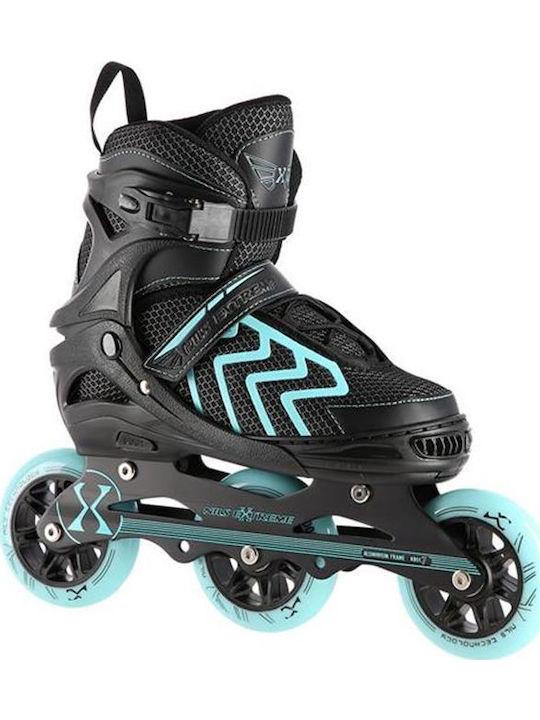 Nils Inline Αυξομειούμενα Rollers Μαύρα Παιδικά
