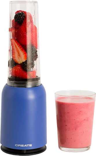 Create Moi Studio Μπλέντερ με Κανάτα Tritan 400 ml Μπλε