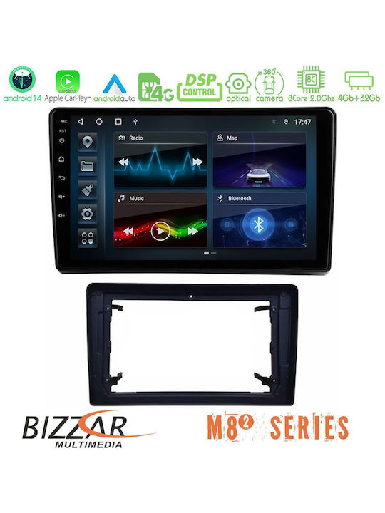 Bizzar Car Audio System for Jeep Commander / Grand Cherokee / Patriot Dodge Nitro 2007 (Bluetooth/USB/WiFi/GPS/Apple-Carplay/Android-Auto) with Touch Screen 10"