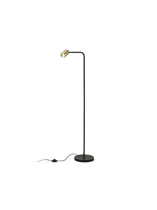Flynn I Floor Lamp with Socket for Bulb GU10 Black