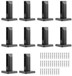 Vevor Glasklemme 10 Stück quadratische Basis Geländer Glas 0,31"-0,47" Schwarz Bllgjhsfxpt1qw8pav0 Vevor Glasklemme 10 Stück quadratische Basis Geländer Glas 0,31"-0,47" Schwarz Bllgjhsfxpt1qw8pav0