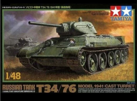 Tamiya Modeling Figure Russian Tank T 34/76 Model 1941 1:48 32515