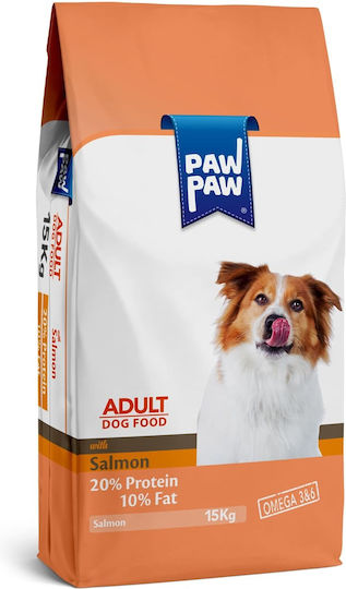 Pawpaw 15kg Ξηρά Τροφή για Ενήλικους Σκύλους με Σολομό