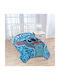 Disney Blanket Velvet Stitch Multicolored 160x240cm
