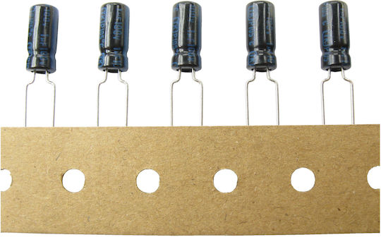 5 Pieces 1μf 100v; Jamicon; Ø5x11mm; pitch:5mm 2000h @ 105°c 1uf 100v TK Series Electrolytic Capacitor