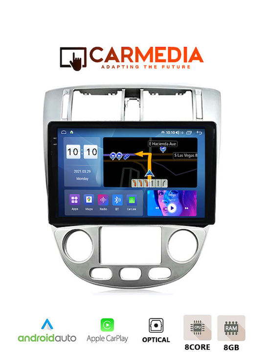 Carmedia Автомобилна Аудио Система (Блутут/USB/AUX/WiFi/GPS/Apple-Carplay/Android-Auto) с Тъчскрийн 10.36"