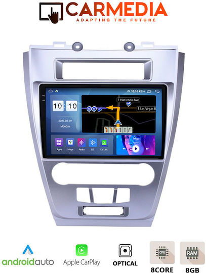 Carmedia Car Audio System for BMW X1 Ford Fusion 2012-2017 (Bluetooth/USB/AUX/WiFi/GPS/Apple-Carplay/Android-Auto) with Touch Screen 10.36"