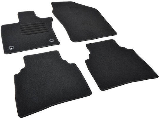 Πατάκια Δαπέδου Μοκέτας Standard Μαύρα Συμβατά Για Toyota Prius V 4τμχ