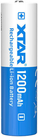 XTAR Wiederaufladbare Batterie 14500 Li-Ion 1200mAh 3.7V 1Stück