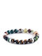 Herrenarmband Edelstahl Indische Achate & Tigerauge