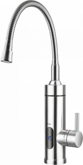 Z-stainless Zln7873 Robinet Electric Alb cu Afișaj Digital Încălzire Instantanee Putere 3000W