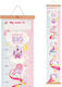 Legami Milano Kids Growth Height Chart Wall Sticker Multicolour