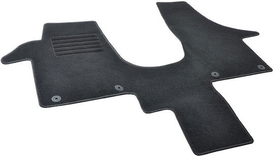 Πατάκια Δαπέδου Μοκέτας Standard Μαύρα Συμβατά Για Vw T5 Multivan (τούνελ) 1τμχ