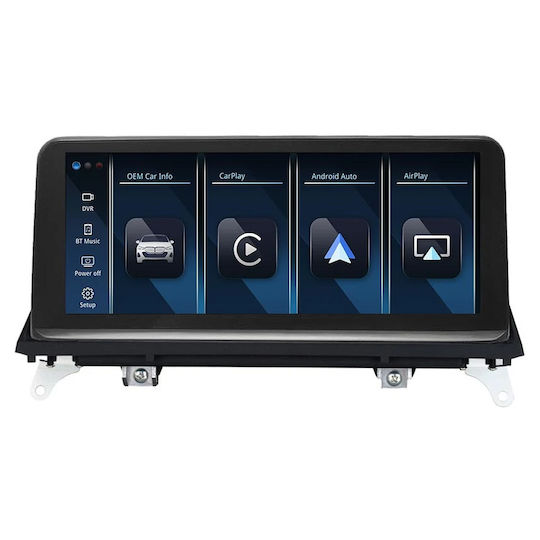 Bizzar Ηχοσύστημα Αυτοκινήτου για BMW X5 / X6 2010-2013 (Bluetooth/USB/AUX/WiFi/GPS/Apple-Carplay/Android-Auto) με Οθόνη Αφής 10.25"