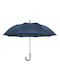 Lampa Classic 110 Rezistent la vânt Automat Umbrelă de ploaie Compact Albastru
