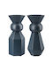 ArteLibre Decorative Vase Metallo Blue 10x10x24cm