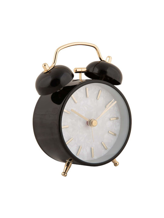 Karlsson Tabletop Clock with Alarm Black 2586009BK