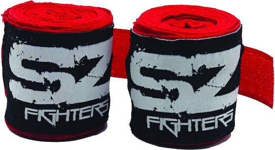 Sz Fighters Boxbandagen 3,5 Meter Rot