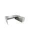 Colțar Birou profesional Armadi Lemnos Gray-white 160x80x75cm