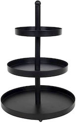 Mplco Amstel Μεταλλική Εταζέρα 3 Ορόφων Μαύρη Ø35cm Π25.5xΜ35cm Mplco Amstel Μεταλλική Εταζέρα 3 Ορόφων Μαύρη Ø35cm Π25.5xΜ35cm