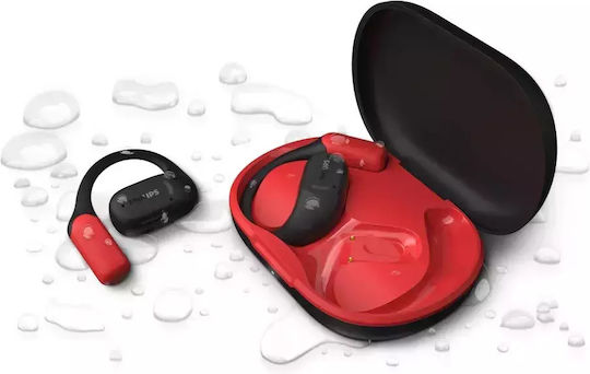 Philips TAA6709 Open Ear Bluetooth Handsfree Ακουστικά με Αντοχή στον Ιδρώτα και Θήκη Φόρτισης Μαύρα